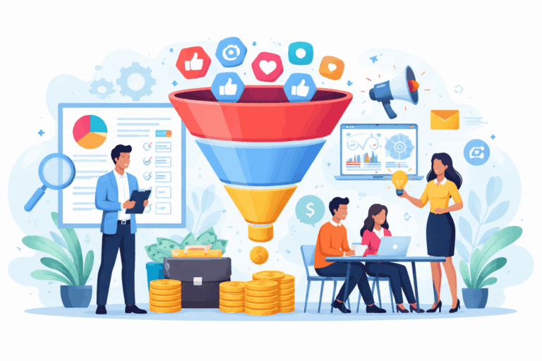 Marketing funnel optimization for service websites