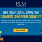 Why Cheap Digital Marketing Damages Long Term Growth?